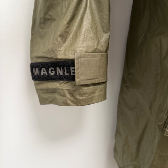 Magnlens Fishtail Olive Green Parka Jacket Size Medium - Picture 10 of 16